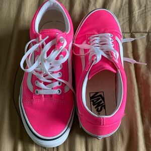 VANS Hot Pink Sneaker Size 8